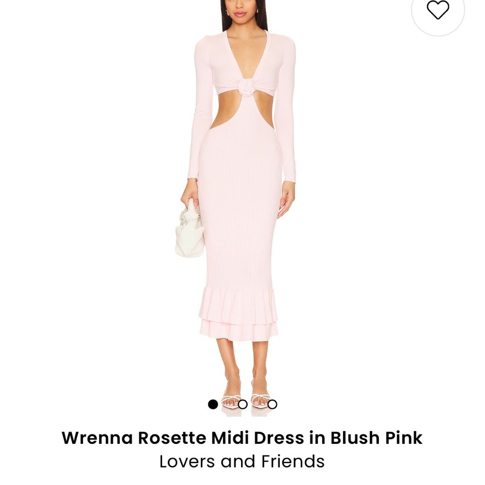 COPY - Wrenna Rosette Midi Dress in Blush Pink
Lovers and Friends